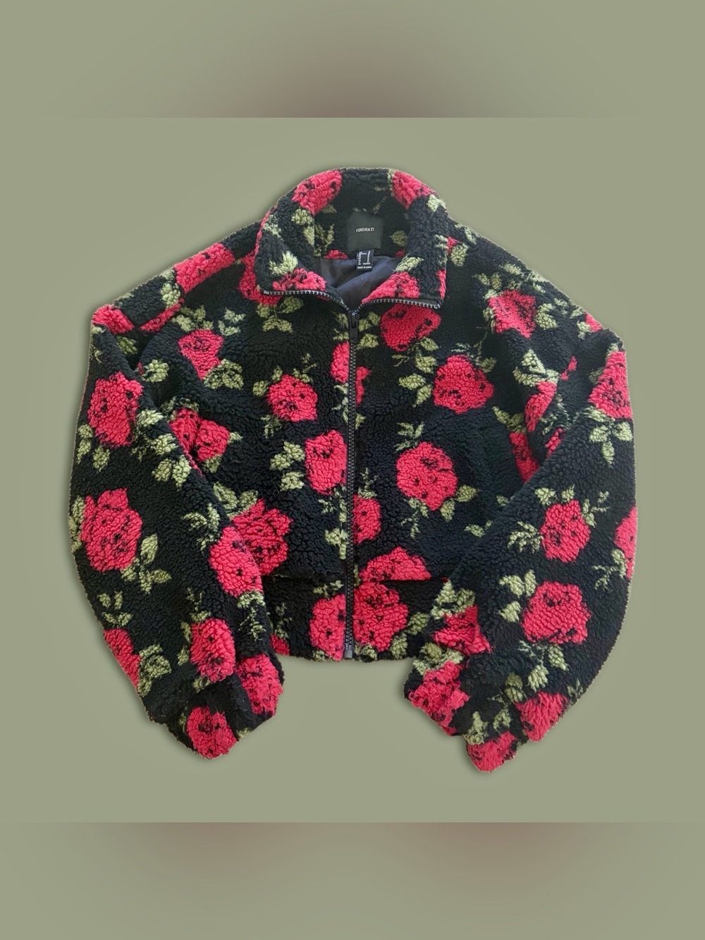 Forever 21 Rose Jacket